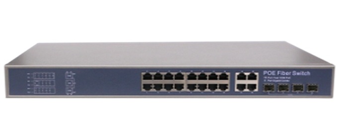 16-Port 10/100Mbps PoE Switch NETONE NO-AF-1644