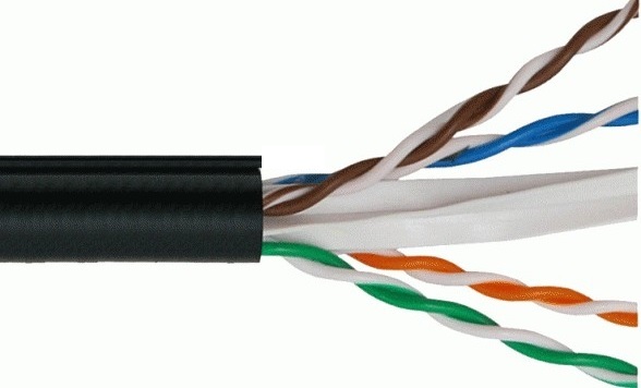 Cáp mạng VIVANCO CAT6 U/UTP VCCAFU64PEK3 (305m/Drum, PE, Black) 