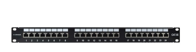 Patch panel 24-port Shielded VIVANCO CAT.5E (VCCPSF5241A)