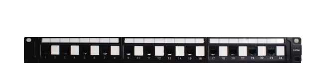 Patch panel 24-port Unshielded VIVANCO CAT.6A (VPCPUFA242)