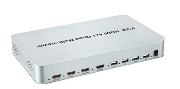 Bộ gộp HDMI SOFLY KVM HDM 4x1 Quad Multi-viewer