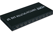 Phụ kiện máy chiếu | Bộ HDMI Switch Splitter Sofly 2 vào 8 ra