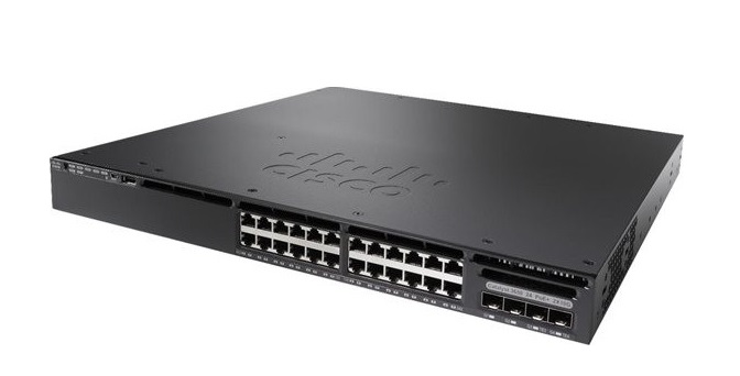 24-Port Ethernet PoE Switch Cisco Catalyst WS-C3650-24PS-L