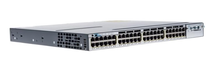 48-Port 10/100/1000 Ethernet PoE Switch Cisco Catalyst WS-C3750X-48P-L