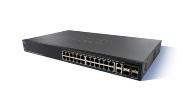 24-Port Gigabit Stackable Managed Switch CISCO SG350X-24-K9 