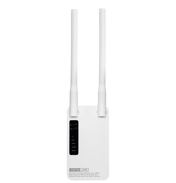 Bộ mở rộng sóng Wi-Fi băng tần kép AC1200 TOTOLINK EX1200M