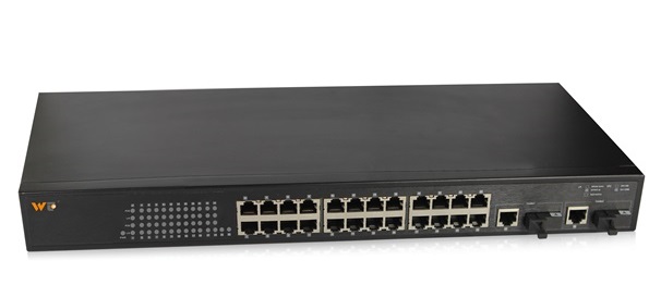 24-Port 10/100Base-T(X) + 2-Port Gigabit Switch WINTOP YT-CS1026-2GF2GT24T