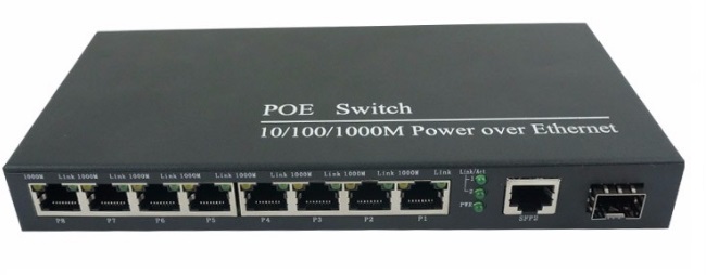 8-port 10/100/1000Mbps PoE Switch BTON BT-6109GE-20