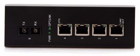 4-port 10/100Mbps Industrial Fiber Unmanaged Switch BTON BT-I914GS-S