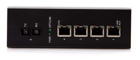 4-port 10/100Mbps Industrial Fiber Unmanaged Switch BTON BT-I914GS-D