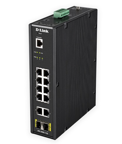 12-Port Gigabit Smart Managed Industrial Switch D-Link DIS-200G-12S