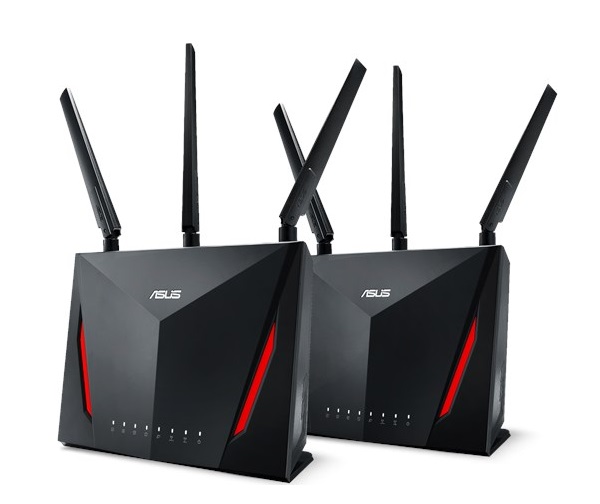 AC2900 Dual Band Gigabit Wi-Fi Gaming Router ASUS RT-AC86U (2-PK)