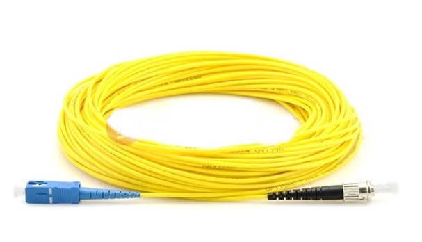 SC/PC-ST/PC OS2 Single Mode Simplex Fibre Patch Cable VIVANCO VCFCTCSPS2LS3