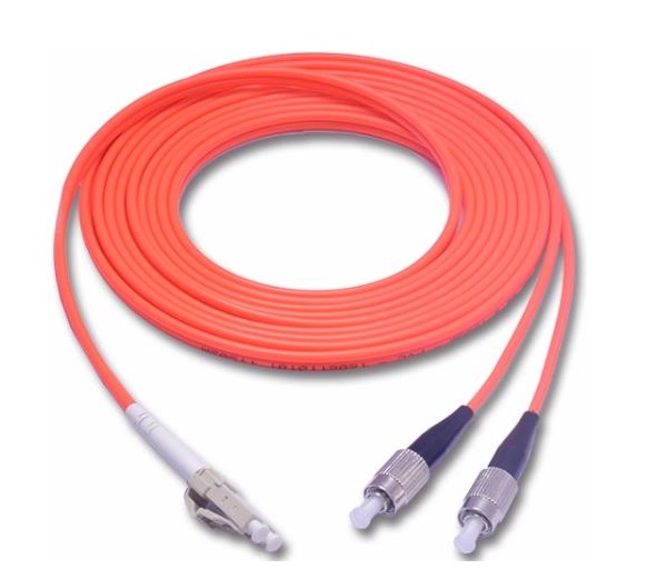 LC/PC-FC/PC OM1 Multimode Duplex Fibre Patch Cable VIVANCO VCFCLFDPM1LS3