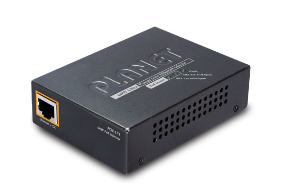 60W Ultra PoE Ethernet Injector PLANET POE-171