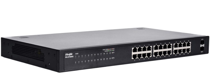 24-port 10/100/1000 Base-T Unmanaged Switch RUIJIE RG-S1826G