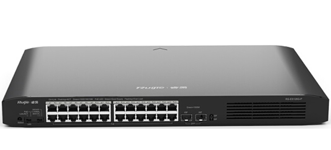 24-port 10/100/1000 Base-T Unmanaged PoE Switch RUIJIE RG-ES126G-P-L