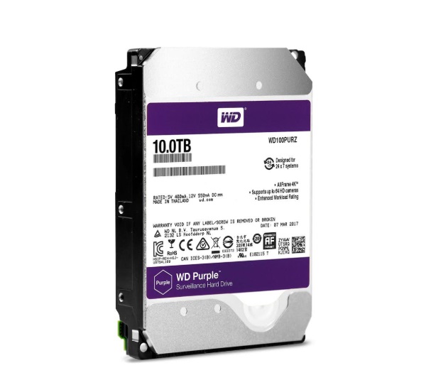 Ổ cứng chuyên dụng 10TB WESTERN PURPLE WD100PURZ