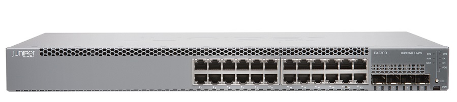 24-Port 10/100/1000 Ethernet with 4-port SFP/SFP+ Switch JUNIPER EX2300-24T