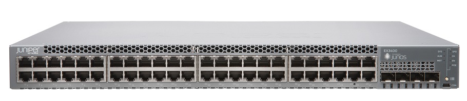 48-Port 10/100/1000 Ethernet with 4-port SFP/SFP+ Switch JUNIPER EX3400-48T