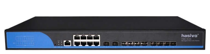 18-Port quang SFP + 8-Port RJ45 Switch HASIVO F5800W-18S-8G