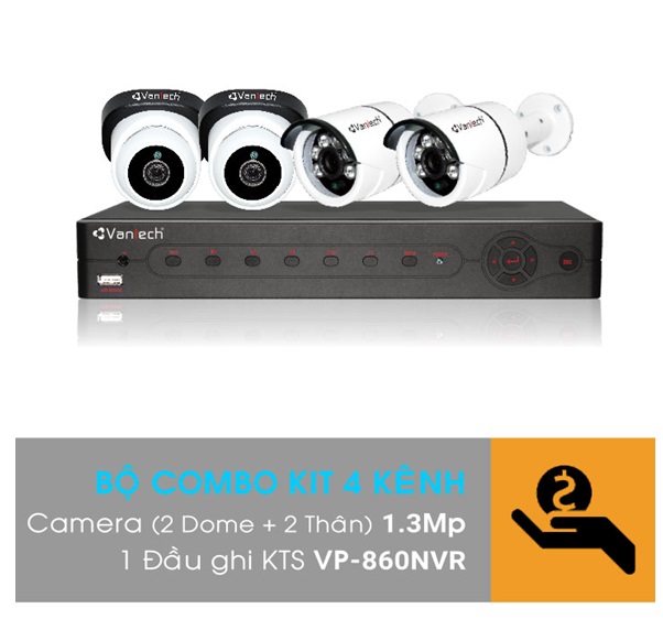 Bộ Kit camera IP VANTECH VP-K12NVR