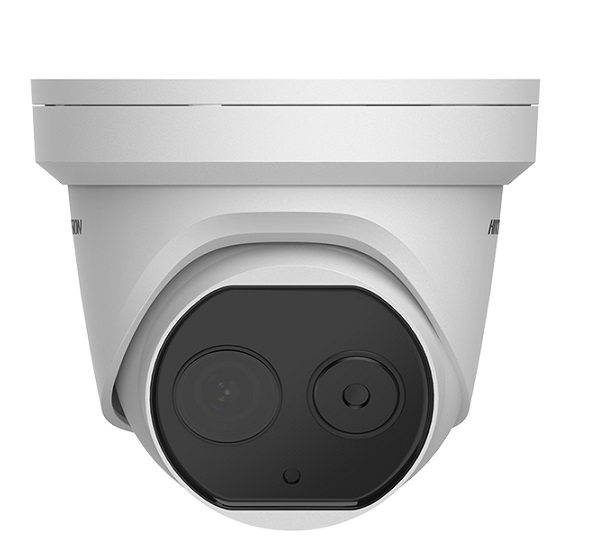 Camera IP Dome hồng ngoại đo thân nhiệt HIKVISION DS-2TD1217B-3/PA(B)