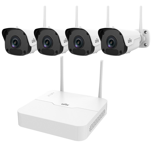 Bộ Kit camera IP Wifi UNV KIT/301-04LB-W/4*2122ER3-F40W-D