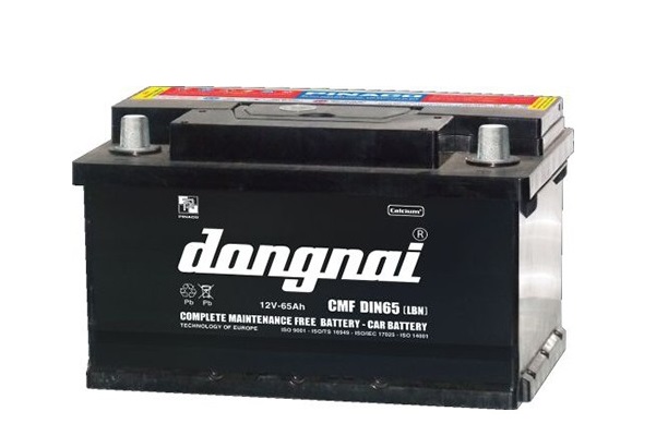 Ắc quy 12V-65Ah Đồng Nai Pinaco CMF DIN65-LBN