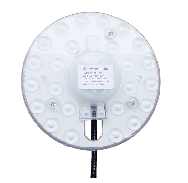 Mâm đèn Led cảm ứng vi sóng cho đèn ốp trần KAWA KW-MS18w