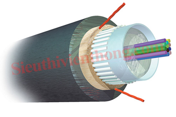 Outdoor All-Dielectric Fiber Optic Cables 6F Single Mode COMMSCOPE/AMP (Y-1427450-4)