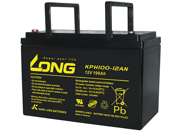 Ắc quy 12V-100Ah Long KPH100-12AN