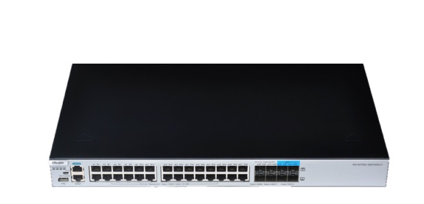 28-port GE RJ45+4-port 10GE SFP+ Switch Ruijie RG-S5750C-28GT4XS-H