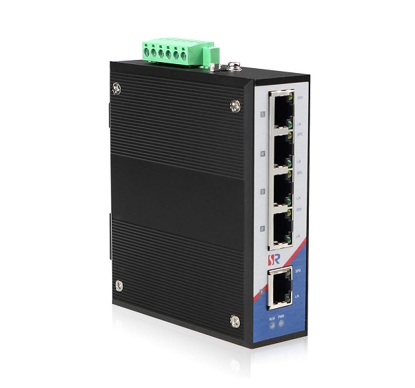 4-port Gigapit + 1-port Gigapit SFP Industrial DIN-Rail Switch WINTOP YT-RS205-1GF4GT