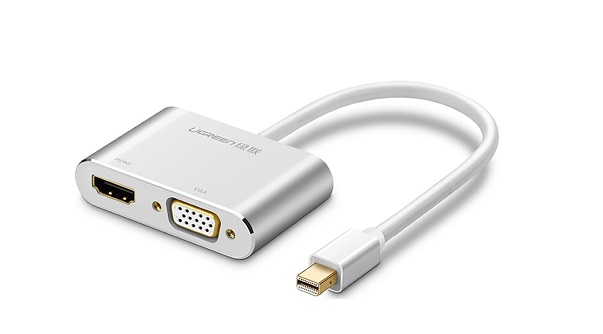 Bộ chuyển Mini DP sang HDMI/VGA UGREEN 20421