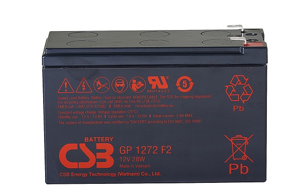 Ắc quy 12V-7.2AH CSB GP1272F2