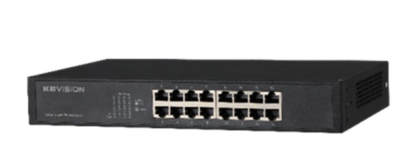 16-port 10/100/1000Mbps Base-T Switch KBVISION KX-CSW16