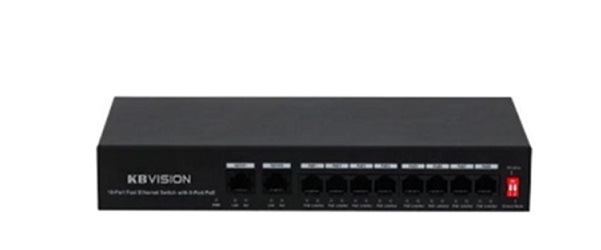 8-port 10/100Mbps PoE+2-port 100Mbps Uplink Switch KBVISION KX-ASW08-P