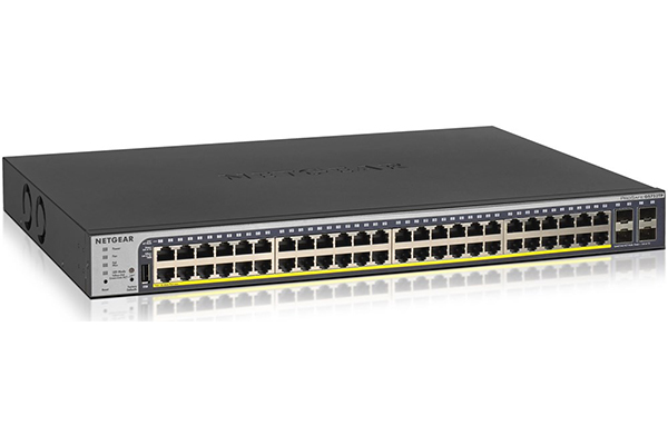 48-port 1000Base-T Gigabit PoE Smart Managed Switch NETGEAR GS752TP