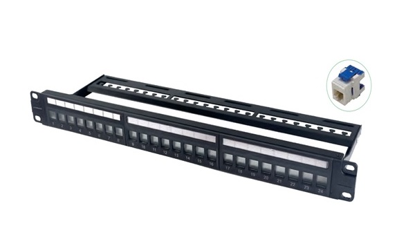 Patch panel 24-port CAT6 VIVANCO VCCPUF6241B