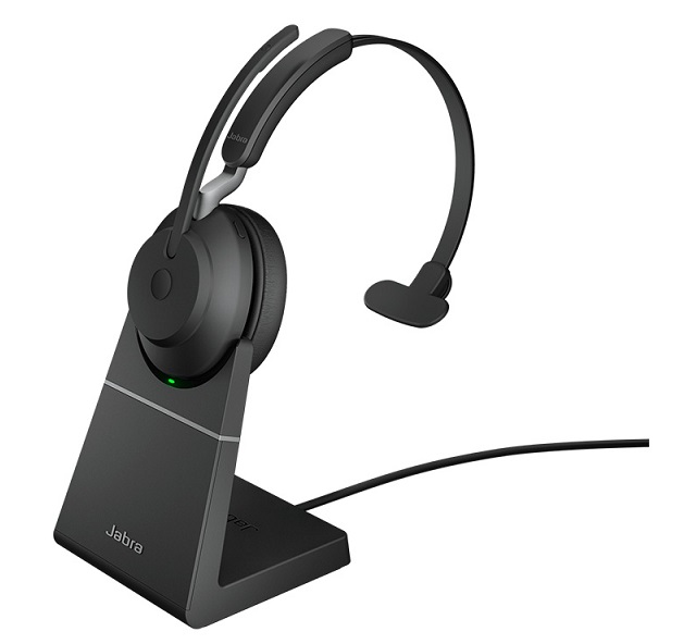 Tai nghe Jabra Evolve2 65 Link380a MS Mono Stand Black