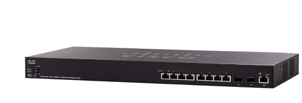 8-Port 10GBase-T Stackable Managed Switch CISCO SX350X-08-K9-EU