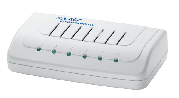 5 port 10/100Mbps Switch CNet CSH-500 