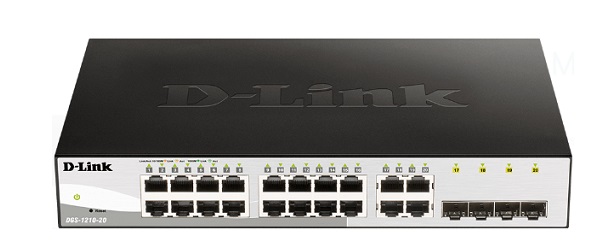 16-Port Gigabit Smart Switch D-Link DGS-1210-20