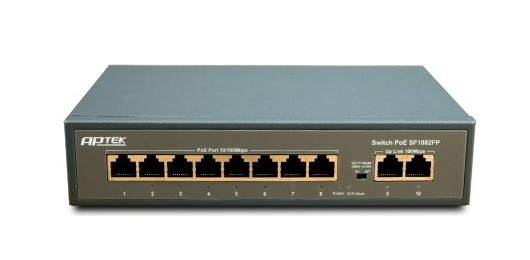 8-port PoE 10/100Mbps Switch APTEK SF1082FP