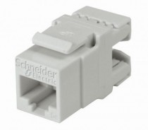 Modular Jack-Ổ cắm mạng RJ45 mặt vuông CAT6 SCHNEIDER