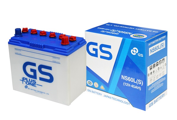 Ắc quy 12V-45Ah GS NS60L(S)