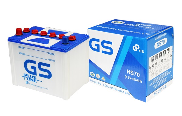 Ắc quy 12V-65Ah GS NS70