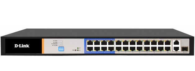 24-Port Fast Ethernet PoE Switch D-Link DES-F1026P