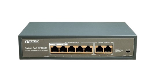 5-Port 10/100Mbps PoE Switch APTEK SF1052P